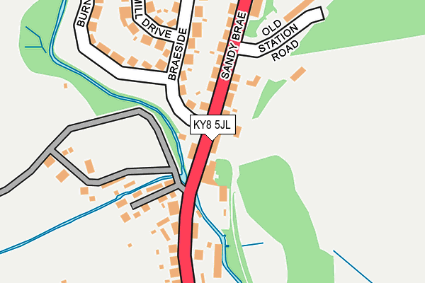 KY8 5JL map - OS OpenMap – Local (Ordnance Survey)