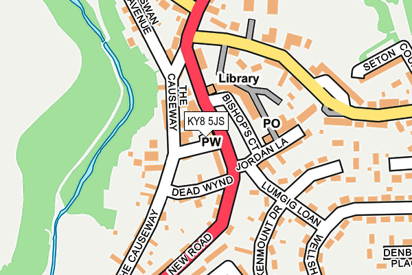 KY8 5JS map - OS OpenMap – Local (Ordnance Survey)