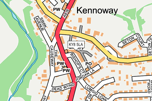 KY8 5LA map - OS OpenMap – Local (Ordnance Survey)