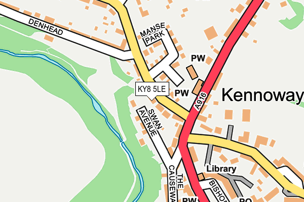 KY8 5LE map - OS OpenMap – Local (Ordnance Survey)