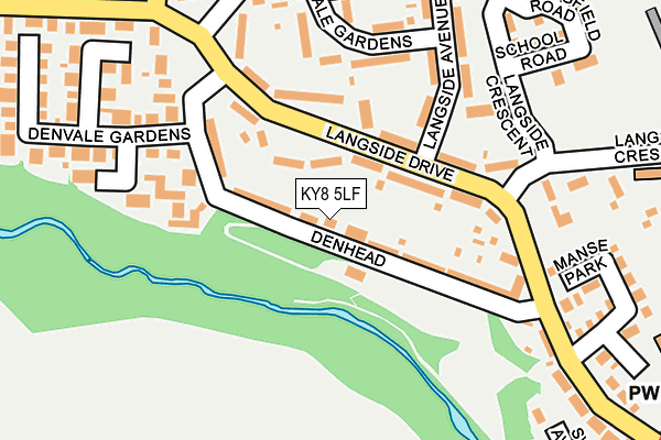 KY8 5LF map - OS OpenMap – Local (Ordnance Survey)