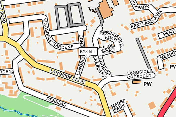 KY8 5LL map - OS OpenMap – Local (Ordnance Survey)