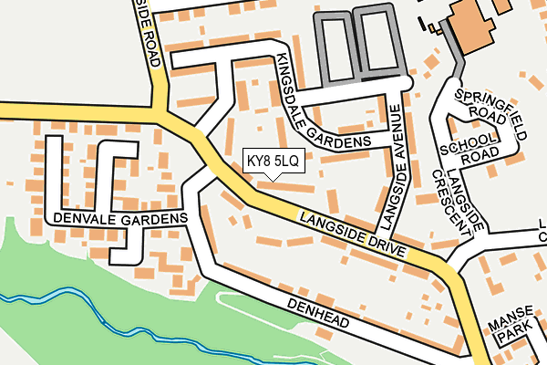 KY8 5LQ map - OS OpenMap – Local (Ordnance Survey)