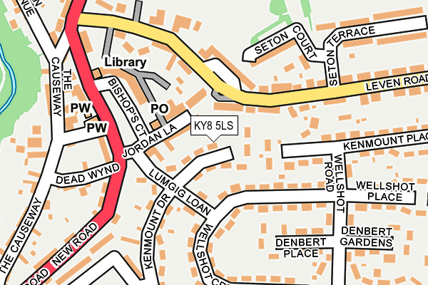 KY8 5LS map - OS OpenMap – Local (Ordnance Survey)