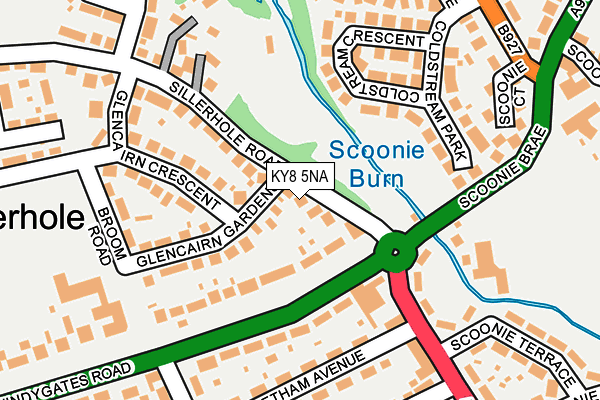 KY8 5NA map - OS OpenMap – Local (Ordnance Survey)