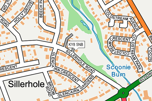 KY8 5NB map - OS OpenMap – Local (Ordnance Survey)