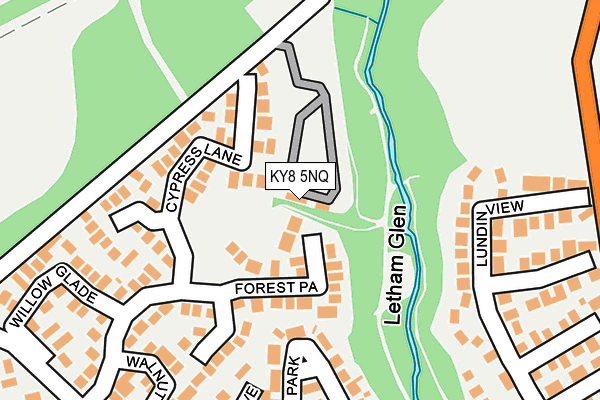 KY8 5NQ map - OS OpenMap – Local (Ordnance Survey)