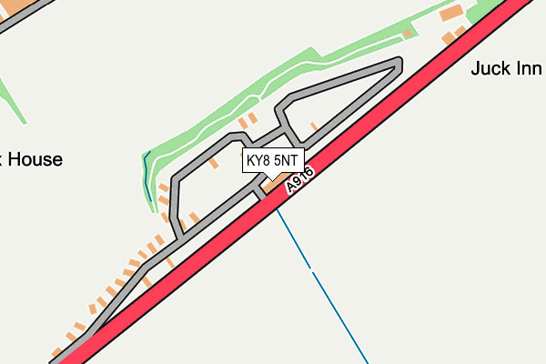 KY8 5NT map - OS OpenMap – Local (Ordnance Survey)
