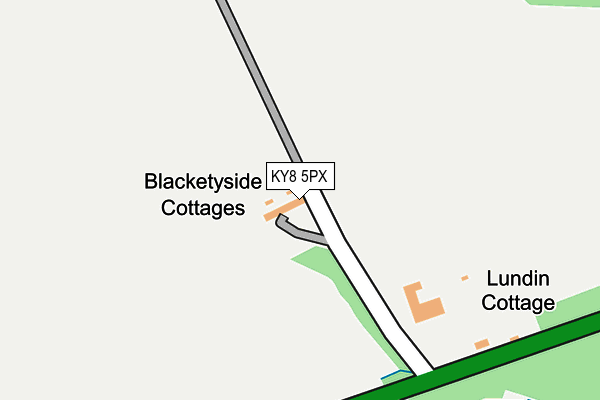 KY8 5PX map - OS OpenMap – Local (Ordnance Survey)