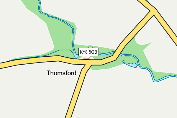 KY8 5QB map - OS OpenMap – Local (Ordnance Survey)