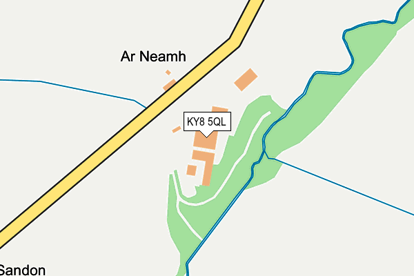 KY8 5QL map - OS OpenMap – Local (Ordnance Survey)