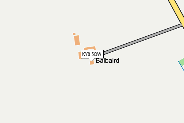 KY8 5QW map - OS OpenMap – Local (Ordnance Survey)