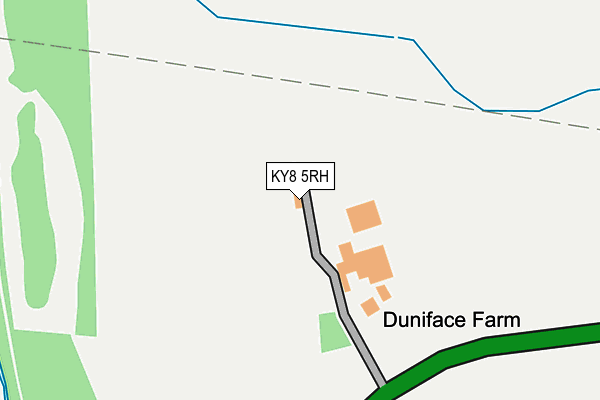 KY8 5RH map - OS OpenMap – Local (Ordnance Survey)