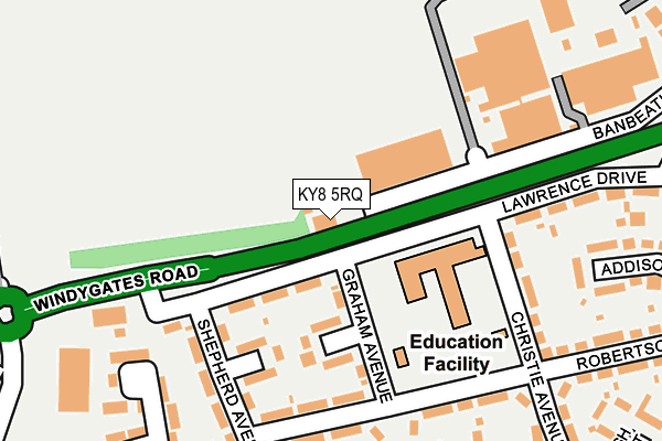 KY8 5RQ map - OS OpenMap – Local (Ordnance Survey)