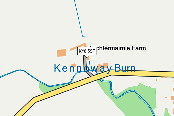 KY8 5SF map - OS OpenMap – Local (Ordnance Survey)