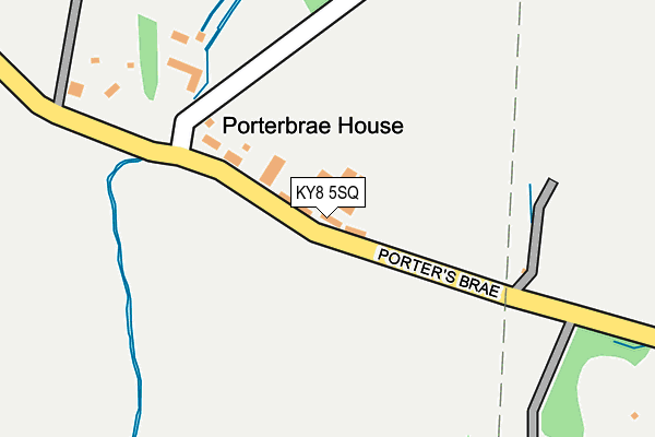 KY8 5SQ map - OS OpenMap – Local (Ordnance Survey)