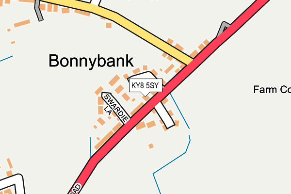 KY8 5SY map - OS OpenMap – Local (Ordnance Survey)