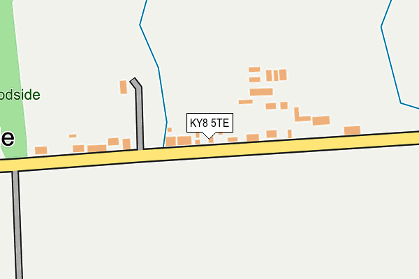 KY8 5TE map - OS OpenMap – Local (Ordnance Survey)