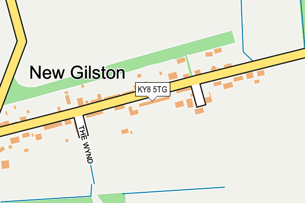 KY8 5TG map - OS OpenMap – Local (Ordnance Survey)