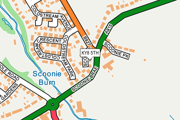 KY8 5TH map - OS OpenMap – Local (Ordnance Survey)