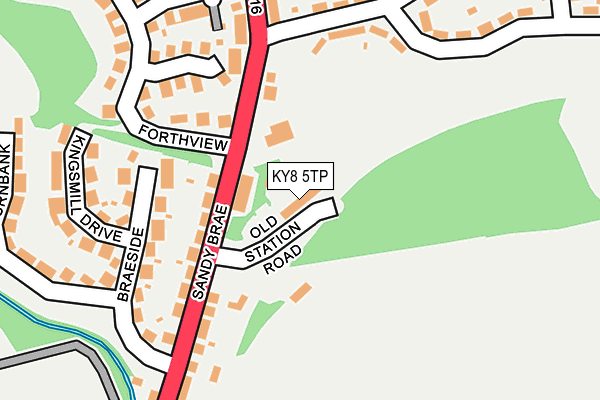 KY8 5TP map - OS OpenMap – Local (Ordnance Survey)