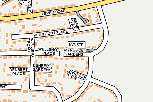 KY8 5TR map - OS OpenMap – Local (Ordnance Survey)
