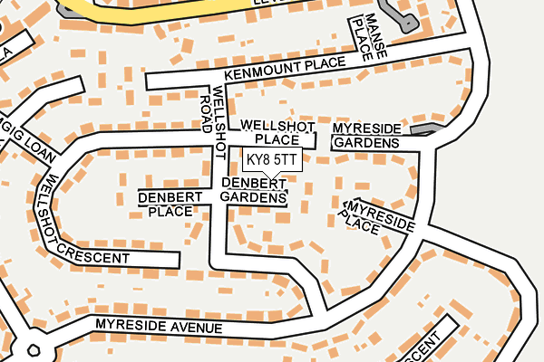 KY8 5TT map - OS OpenMap – Local (Ordnance Survey)