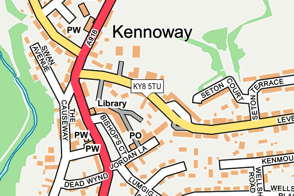 KY8 5TU map - OS OpenMap – Local (Ordnance Survey)