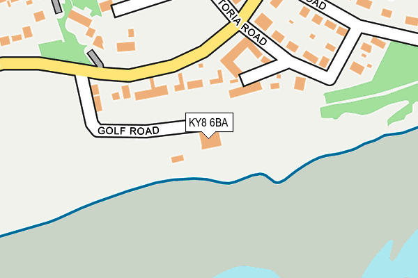 KY8 6BA map - OS OpenMap – Local (Ordnance Survey)