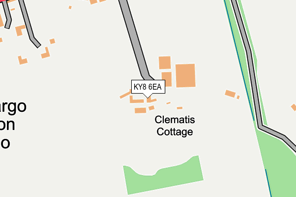 KY8 6EA map - OS OpenMap – Local (Ordnance Survey)