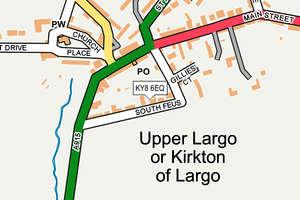 KY8 6EQ map - OS OpenMap – Local (Ordnance Survey)