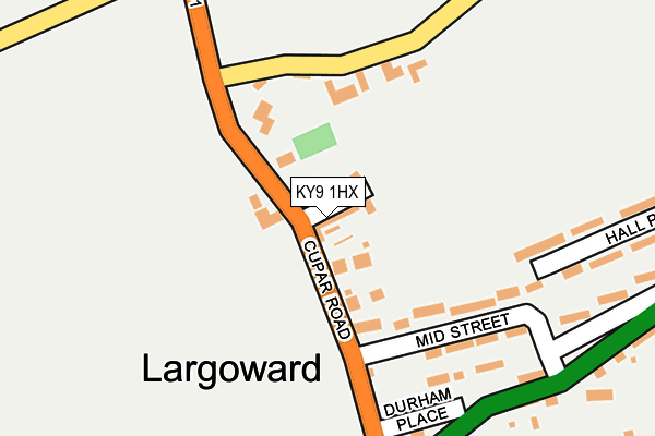 KY9 1HX map - OS OpenMap – Local (Ordnance Survey)