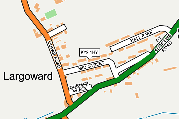 KY9 1HY map - OS OpenMap – Local (Ordnance Survey)