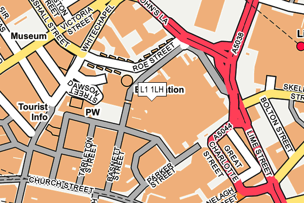L1 1LH map - OS OpenMap – Local (Ordnance Survey)