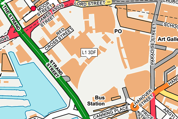 L1 3DF map - OS OpenMap – Local (Ordnance Survey)