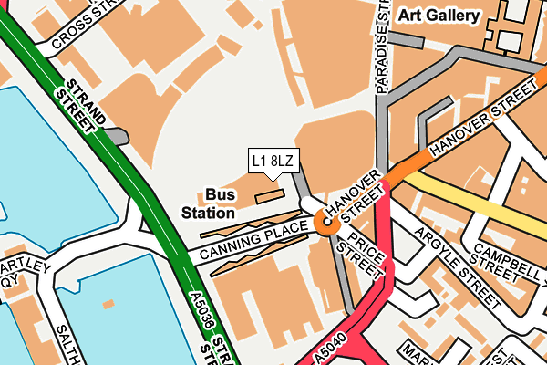 L1 8LZ map - OS OpenMap – Local (Ordnance Survey)