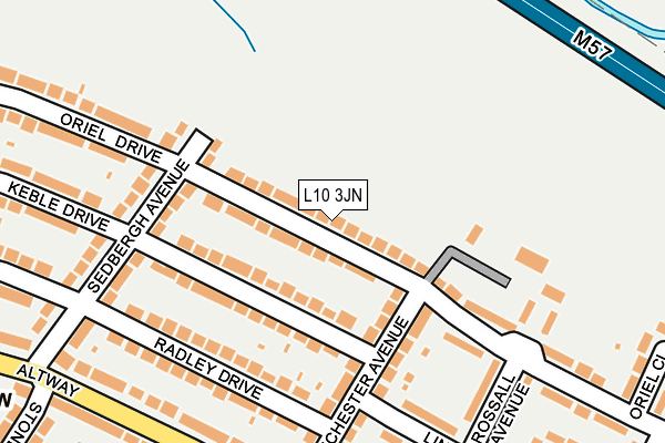 L10 3JN map - OS OpenMap – Local (Ordnance Survey)