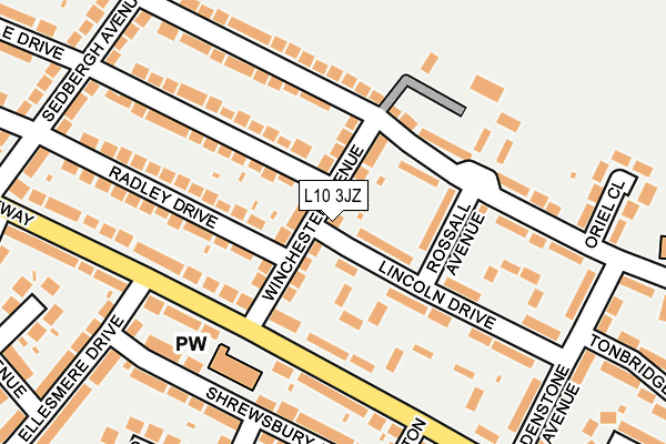 L10 3JZ map - OS OpenMap – Local (Ordnance Survey)
