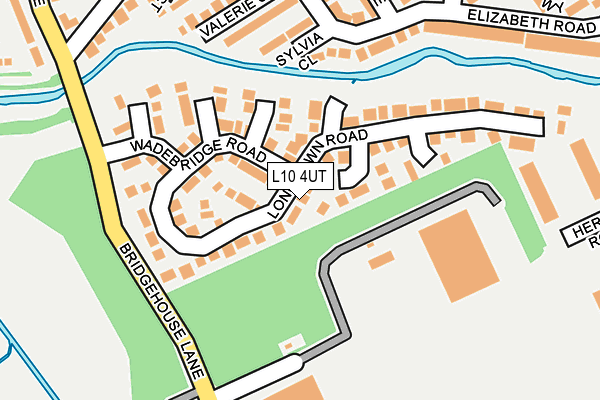 L10 4UT map - OS OpenMap – Local (Ordnance Survey)