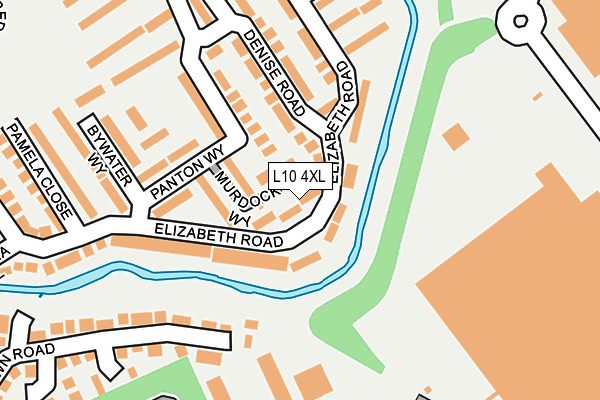 L10 4XL map - OS OpenMap – Local (Ordnance Survey)