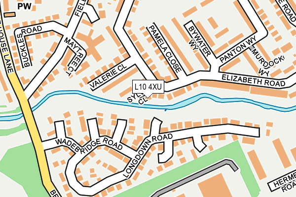 L10 4XU map - OS OpenMap – Local (Ordnance Survey)