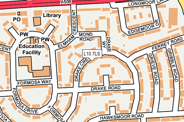 L10 7LS map - OS OpenMap – Local (Ordnance Survey)