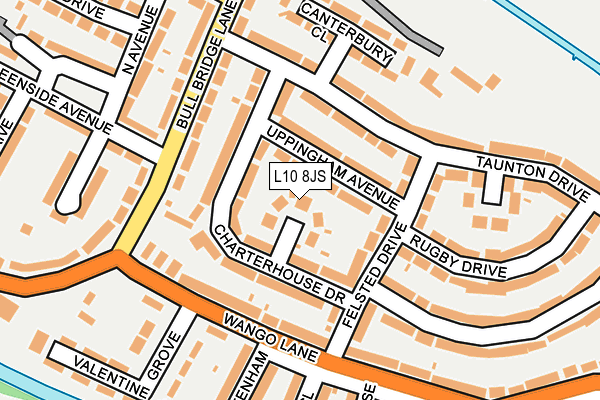 L10 8JS map - OS OpenMap – Local (Ordnance Survey)