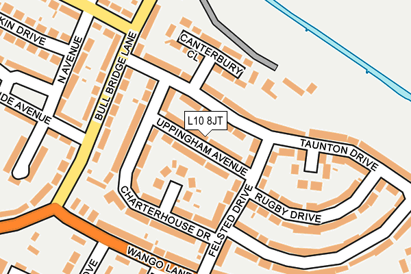 L10 8JT map - OS OpenMap – Local (Ordnance Survey)