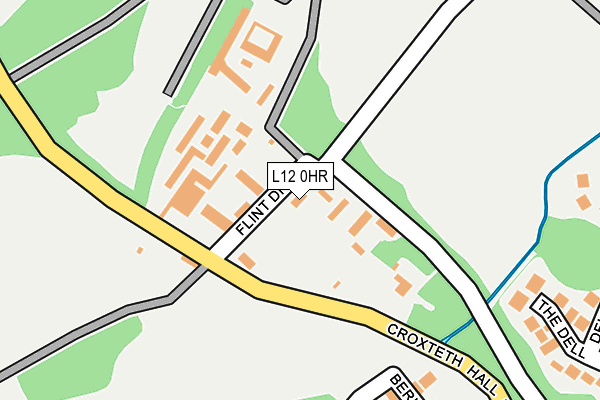 L12 0HR map - OS OpenMap – Local (Ordnance Survey)