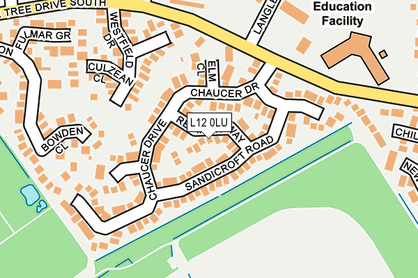 L12 0LU map - OS OpenMap – Local (Ordnance Survey)