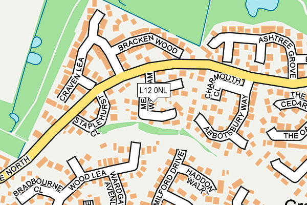 L12 0NL map - OS OpenMap – Local (Ordnance Survey)