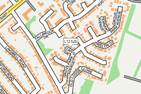 L12 5JS map - OS OpenMap – Local (Ordnance Survey)