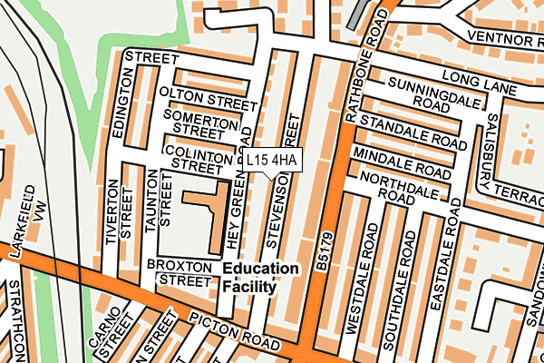 L15 4HA map - OS OpenMap – Local (Ordnance Survey)