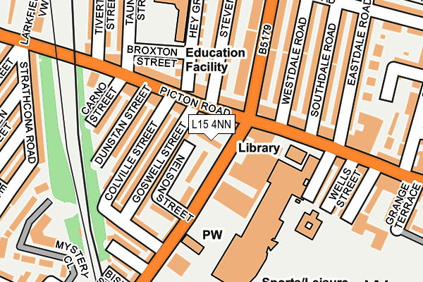 L15 4NN map - OS OpenMap – Local (Ordnance Survey)